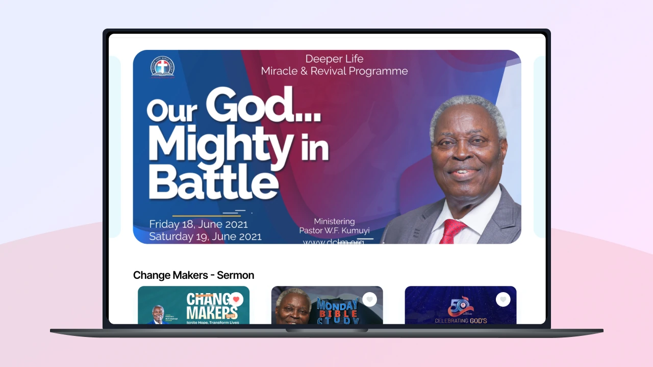 DCLM Audio Streaming OTT Platform